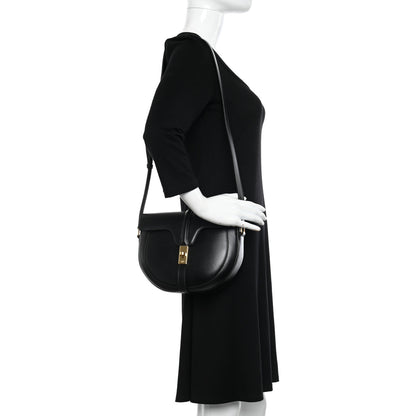 Celine Satinated Calfskin Medium Besace 16 Black 2 of 10