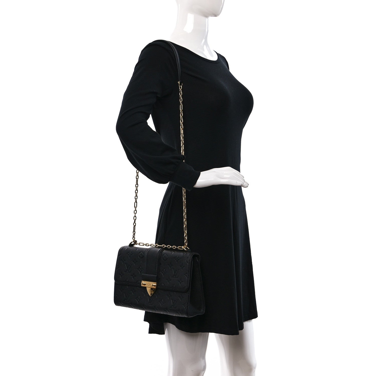 Louis Vuitton Empreinte Saint Sulpice PM Black 2 of 8