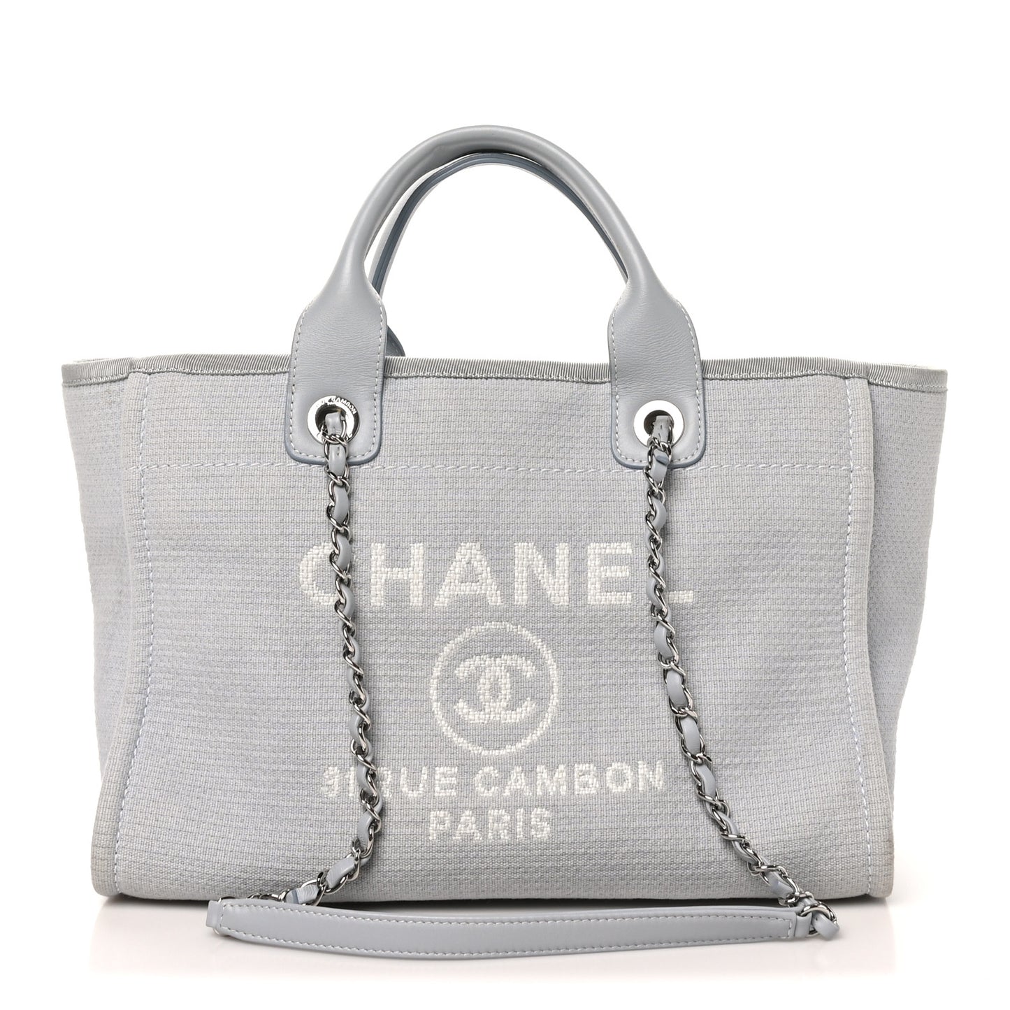 Mixed Fibers Small Deauville Tote Light Blue