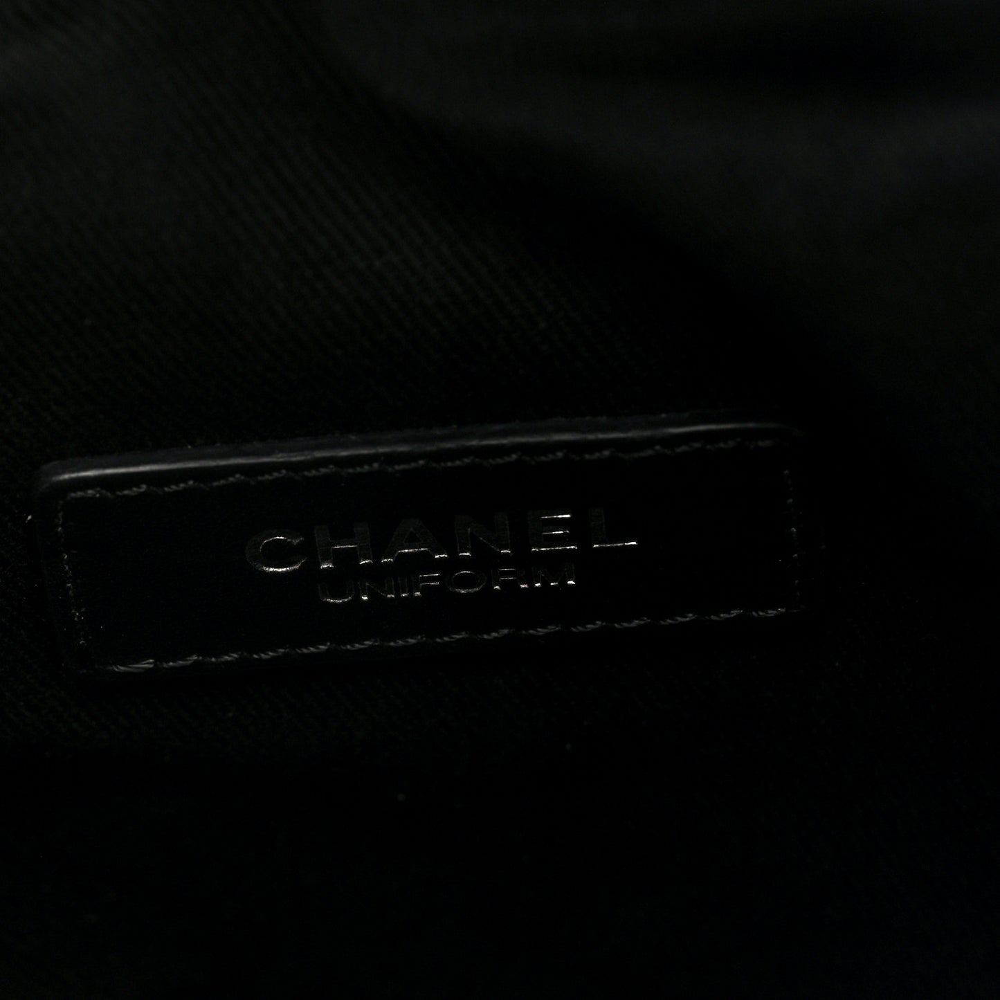 Calfskin Quilted Waist Belt Bag Black