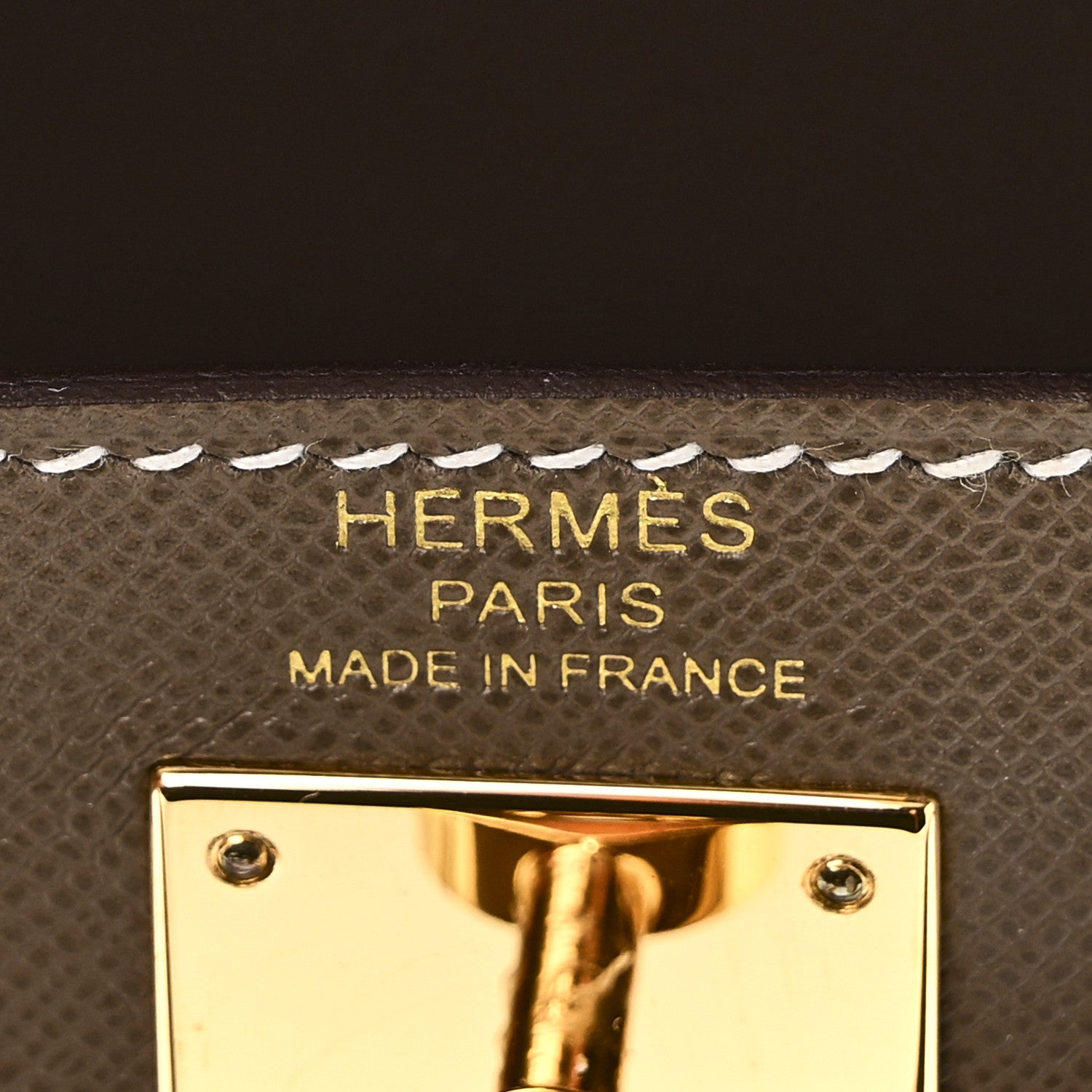 Hermes Madame Calfskin Kelly Elan Etoupe 6 of 11