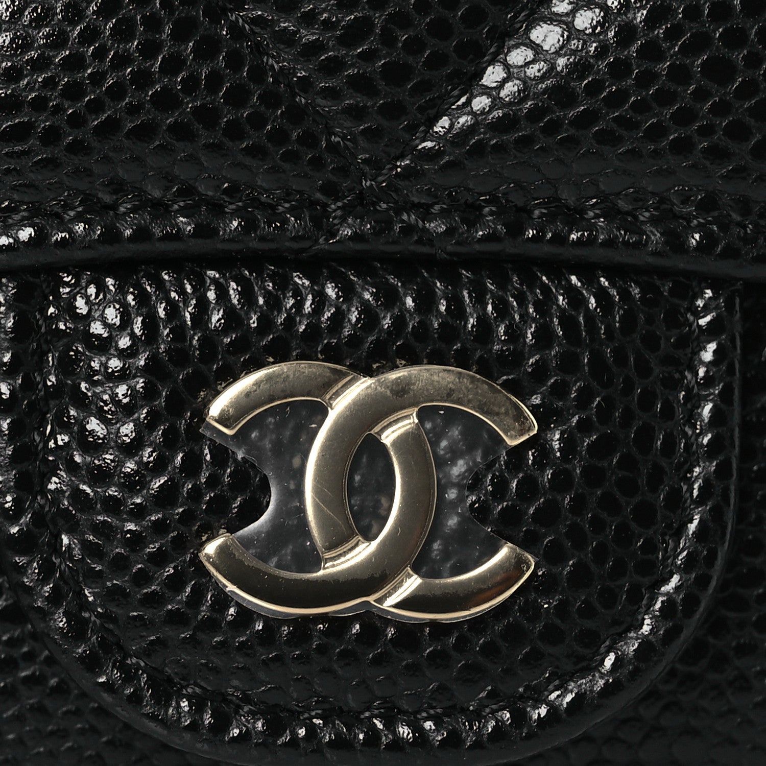 Chanel Caviar Quilted Flap Zip Card Holder Black 8 of 8