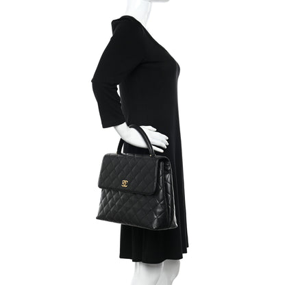 Chanel Caviar Quilted Jumbo Kelly Flap Black 2 of 12