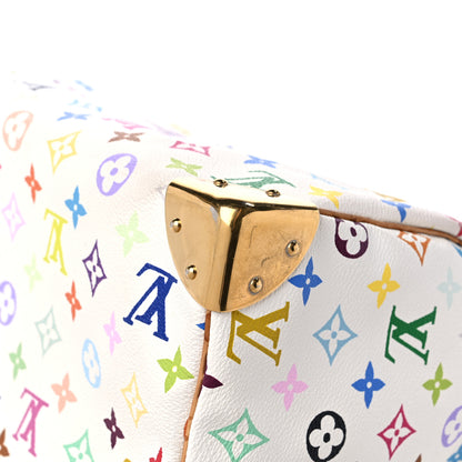Louis Vuitton Monogram Multicolor Speedy 30 White 10 of 18