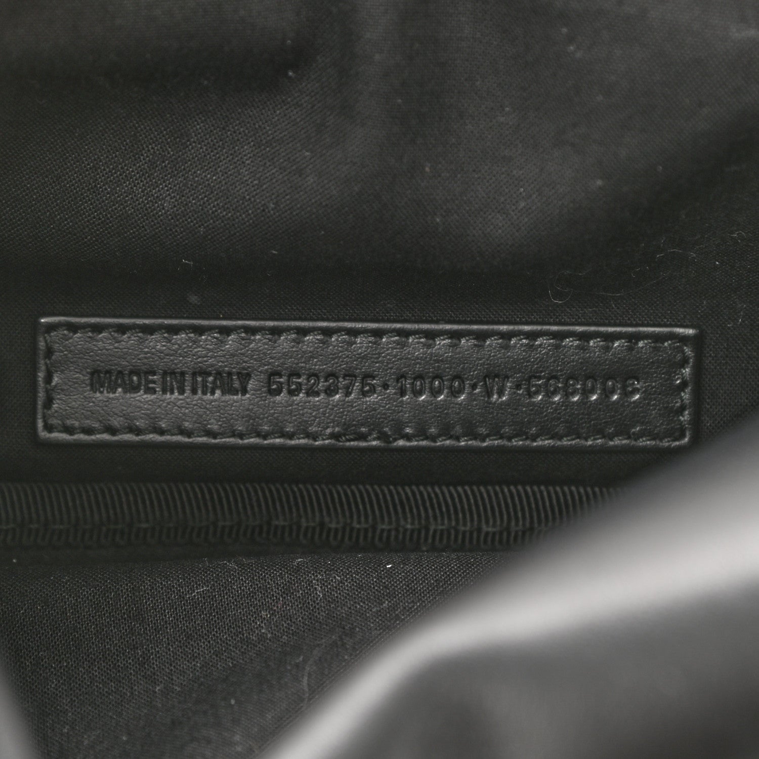 Balenciaga Supple Calfskin Signature Logo Large Everyday Beltpack Black 7 of 8