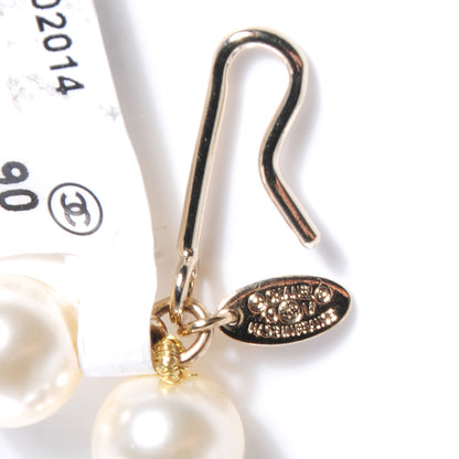 Chanel Pearl CC Necklace Belt Light Gold 3 of 6