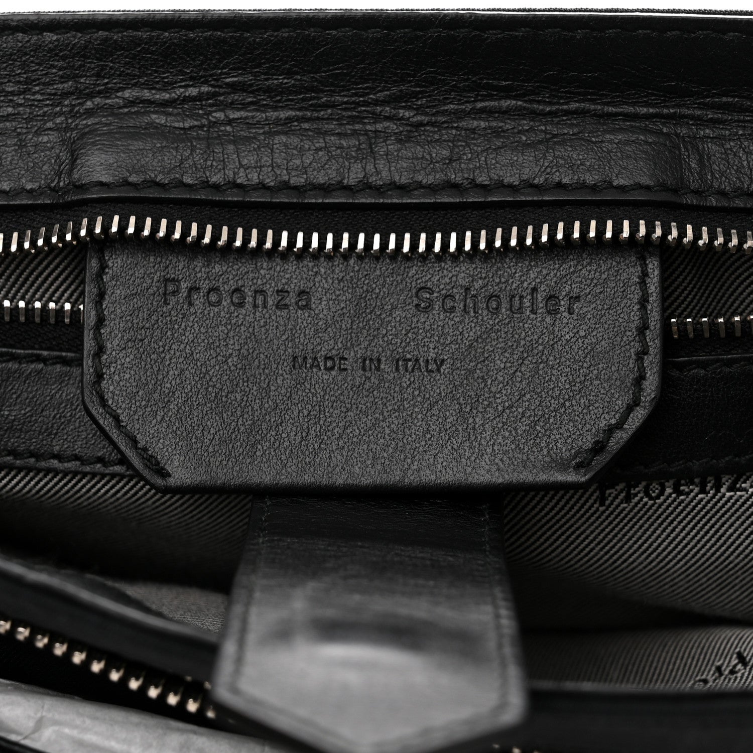 Proenza Schouler Nylon Calfskin Medium PS1 Satchel Black 7 of 15