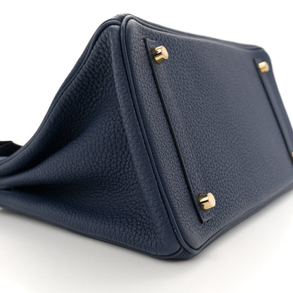 Hermes Togo Birkin 30 Bleu Encre 9 of 11