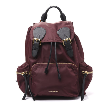 Burberry Nylon Medium Rucksack Backpack Burgundy Red 1 of 9