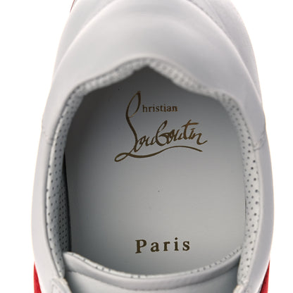 Christian Louboutin Calfskin Suede My K Low Donna Flat Sneakers 40 Bianco 7 of 10