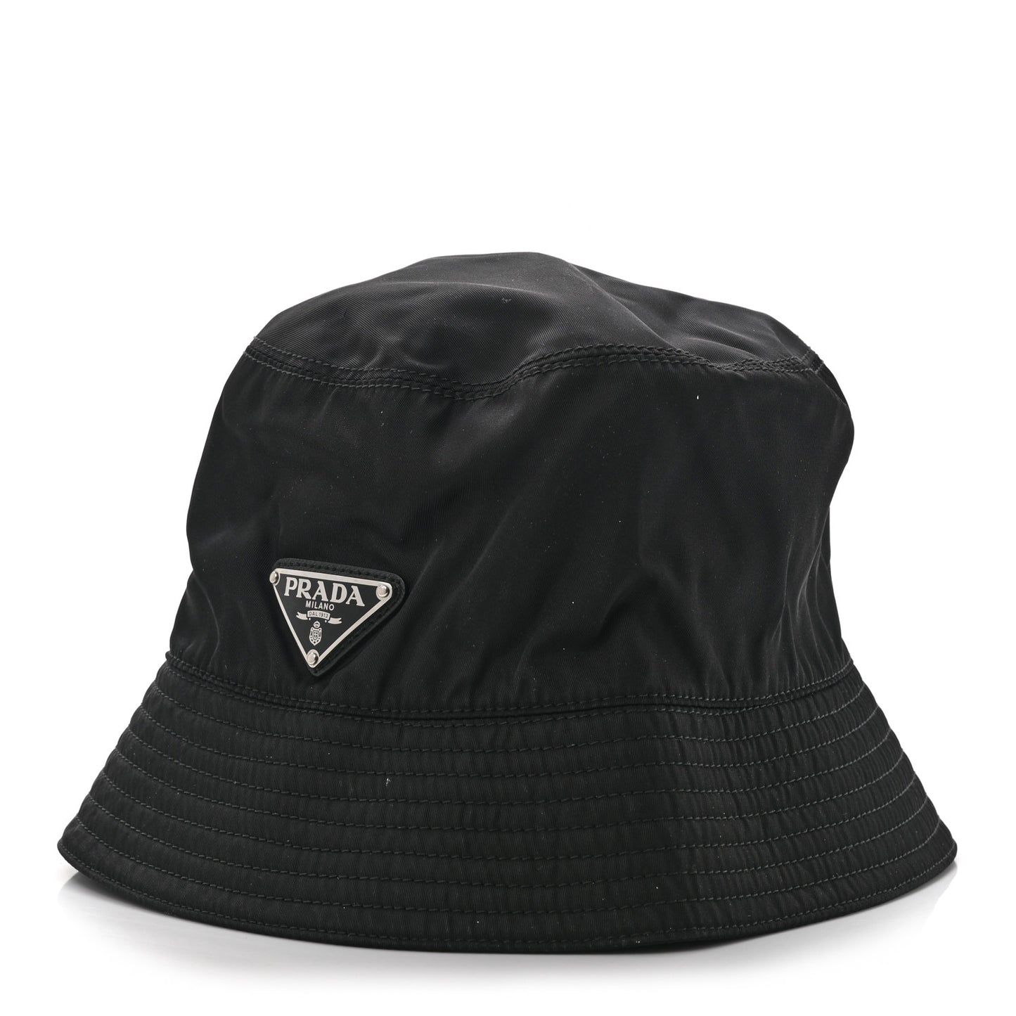 Nylon Bucket Hat S Black