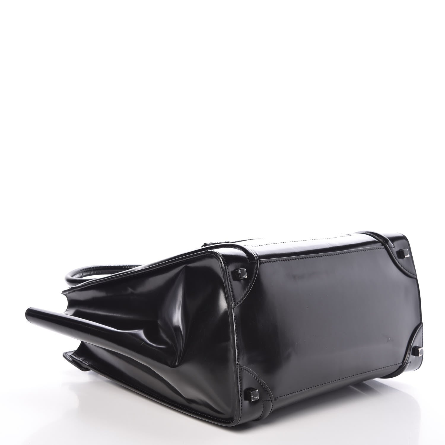 Celine Spazzolato Calfskin Mini Luggage Black 4 of 21
