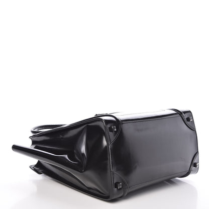 Celine Spazzolato Calfskin Mini Luggage Black 4 of 21