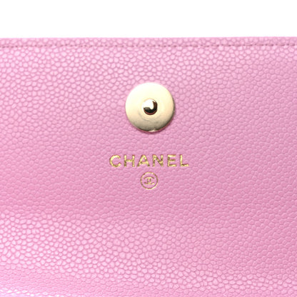 Chanel Caviar Quilted Business Affinity Clutch With Chain Flap Lilac 5 of 10