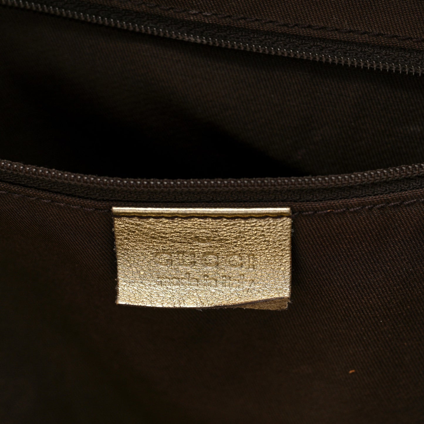 Monogram D Gold Tote Metallic Gold