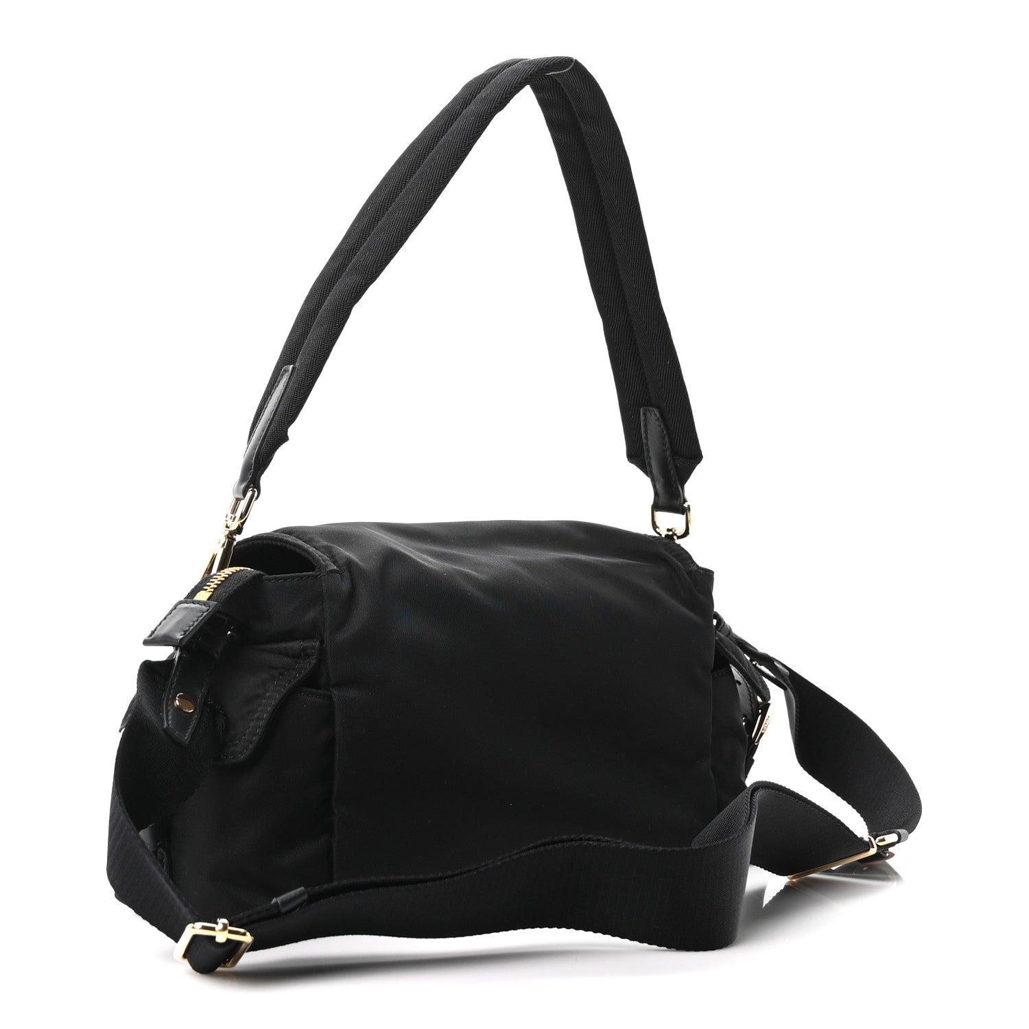 Prada Re-Nylon Medium Explore Shoulder Bag Black 3 of 10