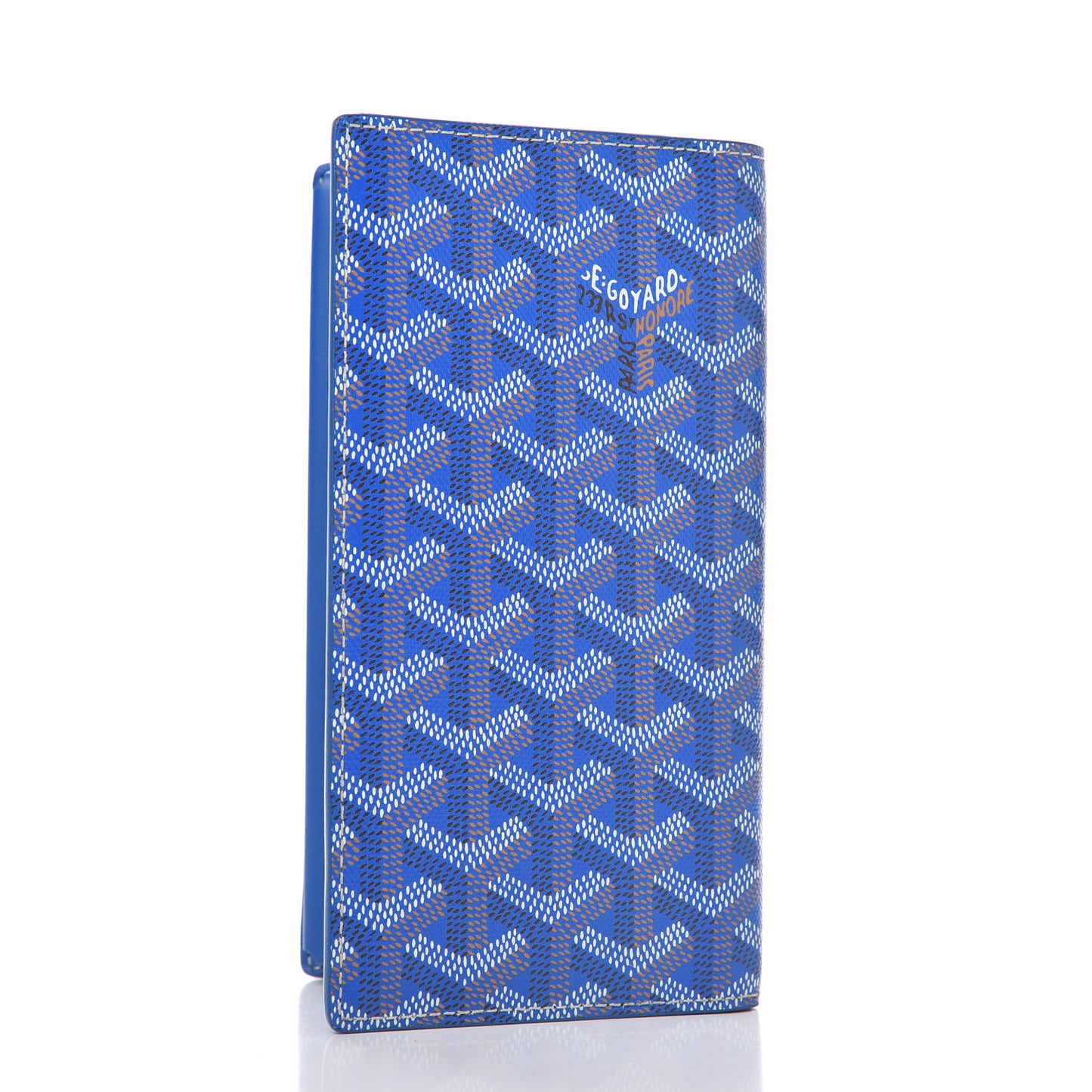 Goyardine Phone Holder Sky Blue