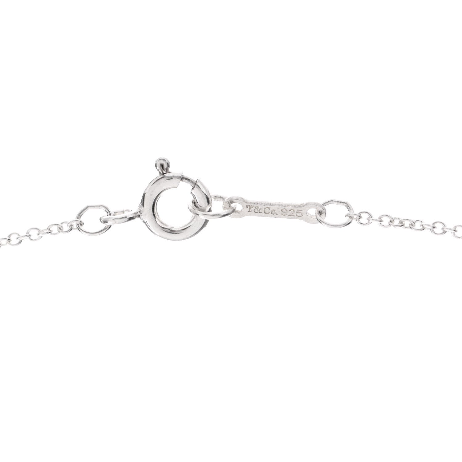 Tiffany Sterling Silver Paloma Picasso Graffiti Love Pendant Necklace 4 of 4