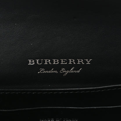 Burberry Metallic Snakeskin House Check Sequin Mini Madison Buckle Bag Silver 6 of 13