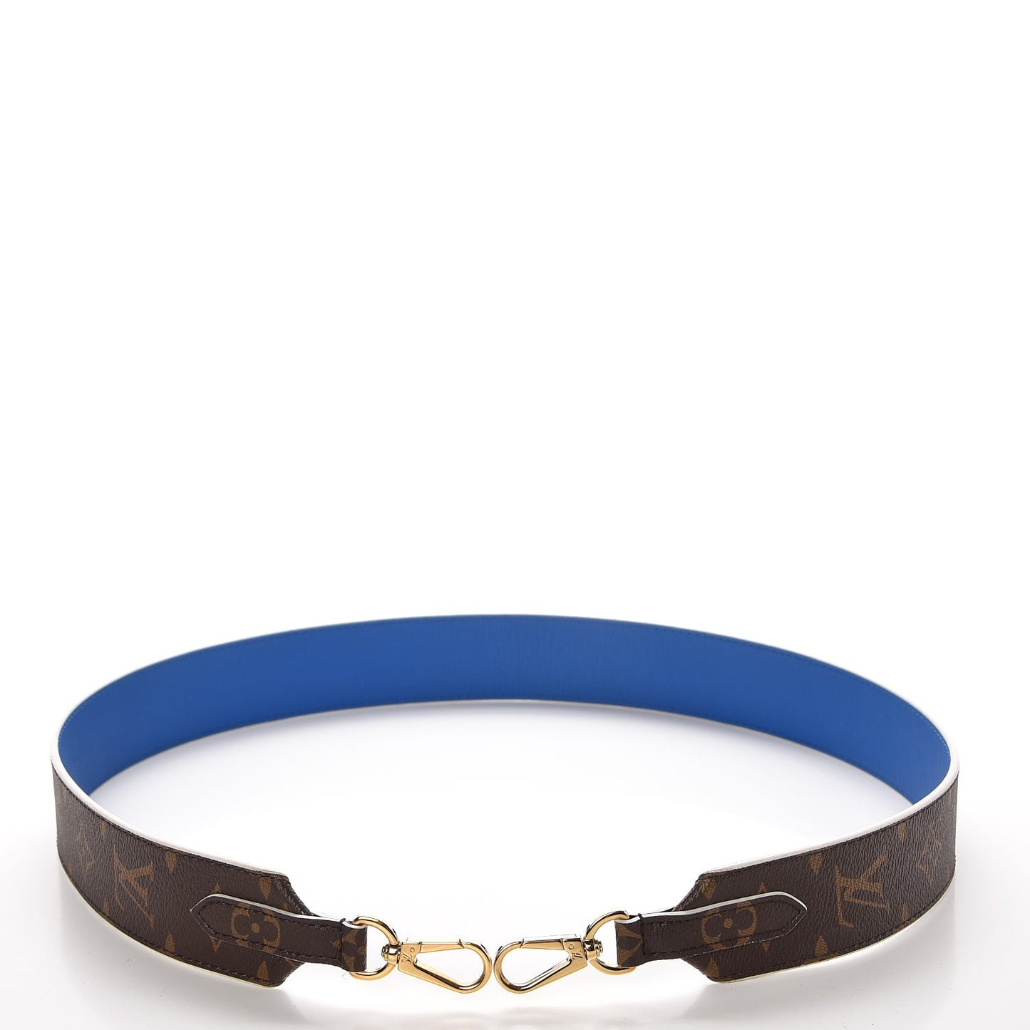 Monogram Bandouliere Shoulder Strap Blue