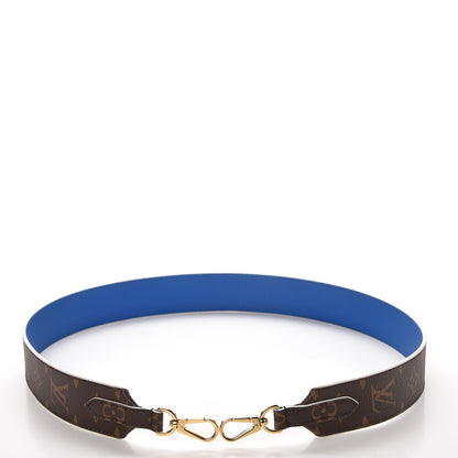 Louis Vuitton Monogram Bandouliere Shoulder Strap Blue 5 of 6