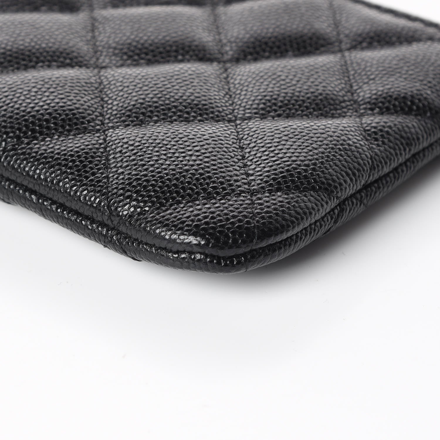 Chanel Caviar Quilted Small Cosmetic Case Black 6 of 10