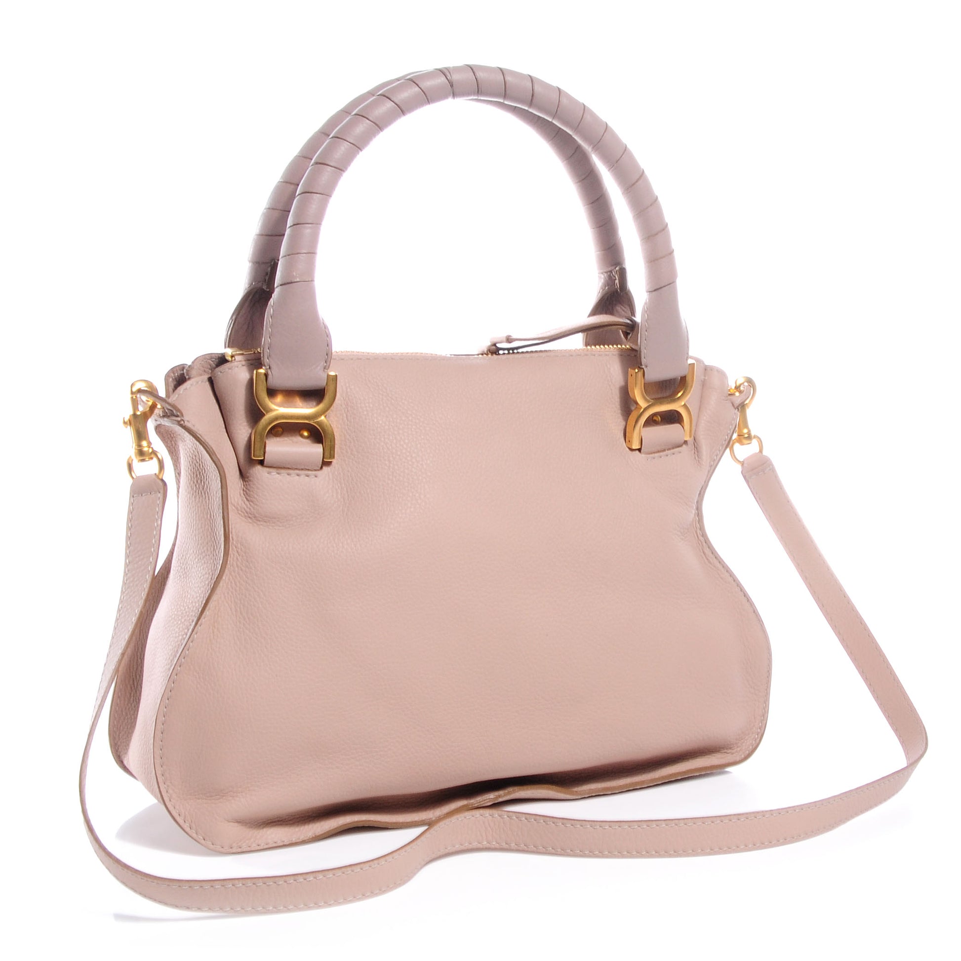 Chloe Calfskin Medium Marcie Satchel Light Pink 3 of 8