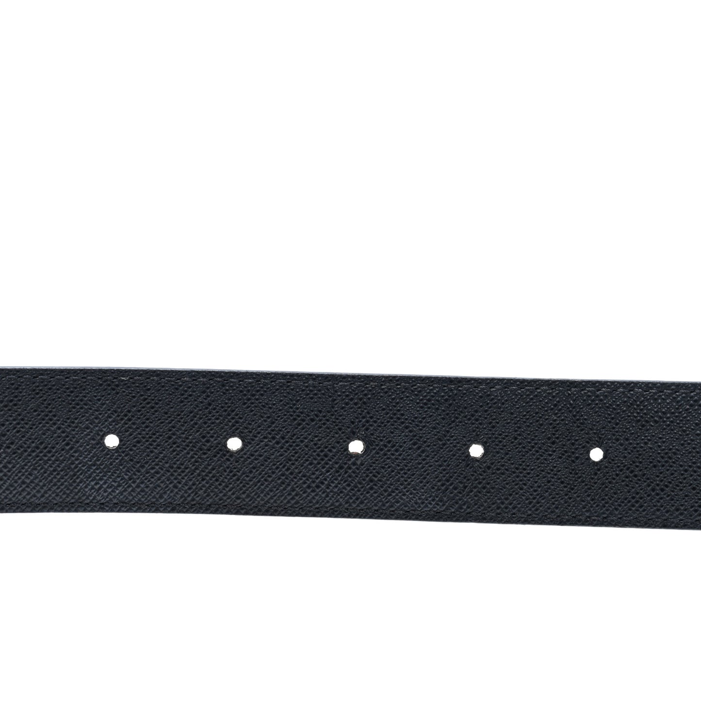 Calfskin Monogram 30mm LV Initiales Reversible Belt 75 30 Black