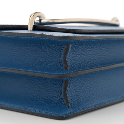 Hermes Evercolor Mini Sac Roulis Bleu France 10 of 13
