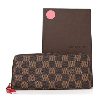 Louis Vuitton Damier Ebene Clemence Wallet Cherry 7 of 7