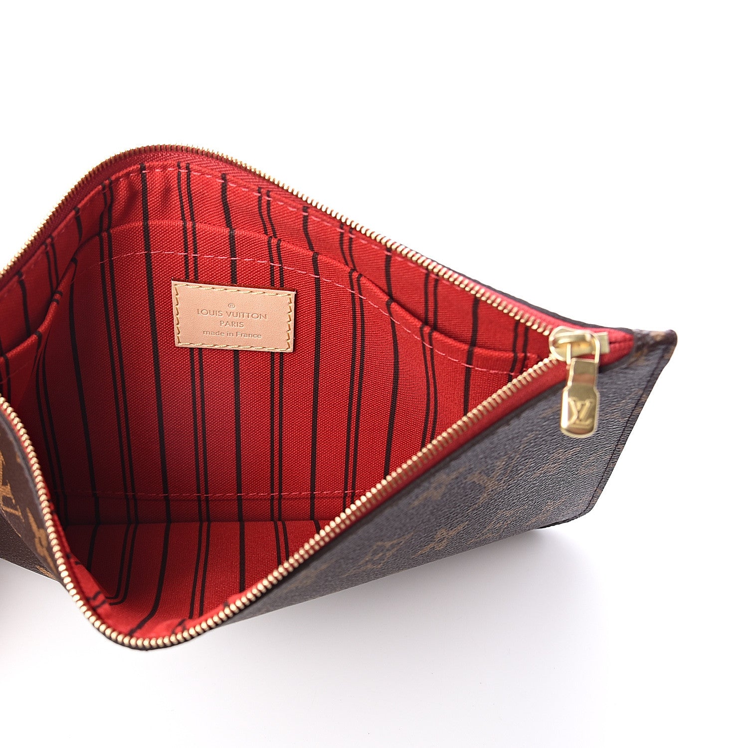 Louis Vuitton Monogram Neverfull MM GM Pochette Cherry 4 of 5