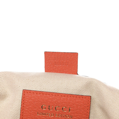 Gucci Canvas Flora Medium Jackie Hobo Orange 7 of 11