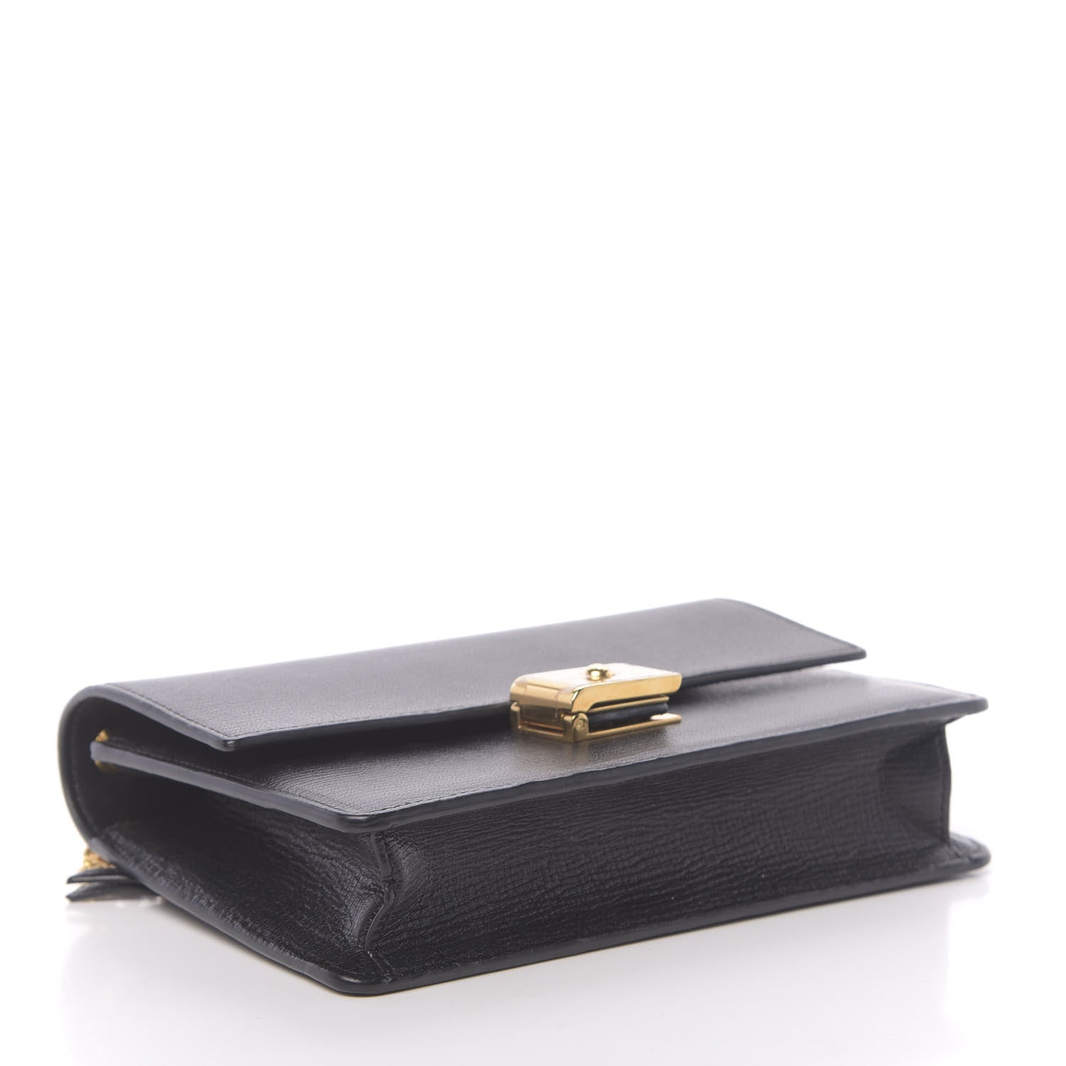 Mulberry Small Classic Grain Cheyne Clutch Black 4 of 10