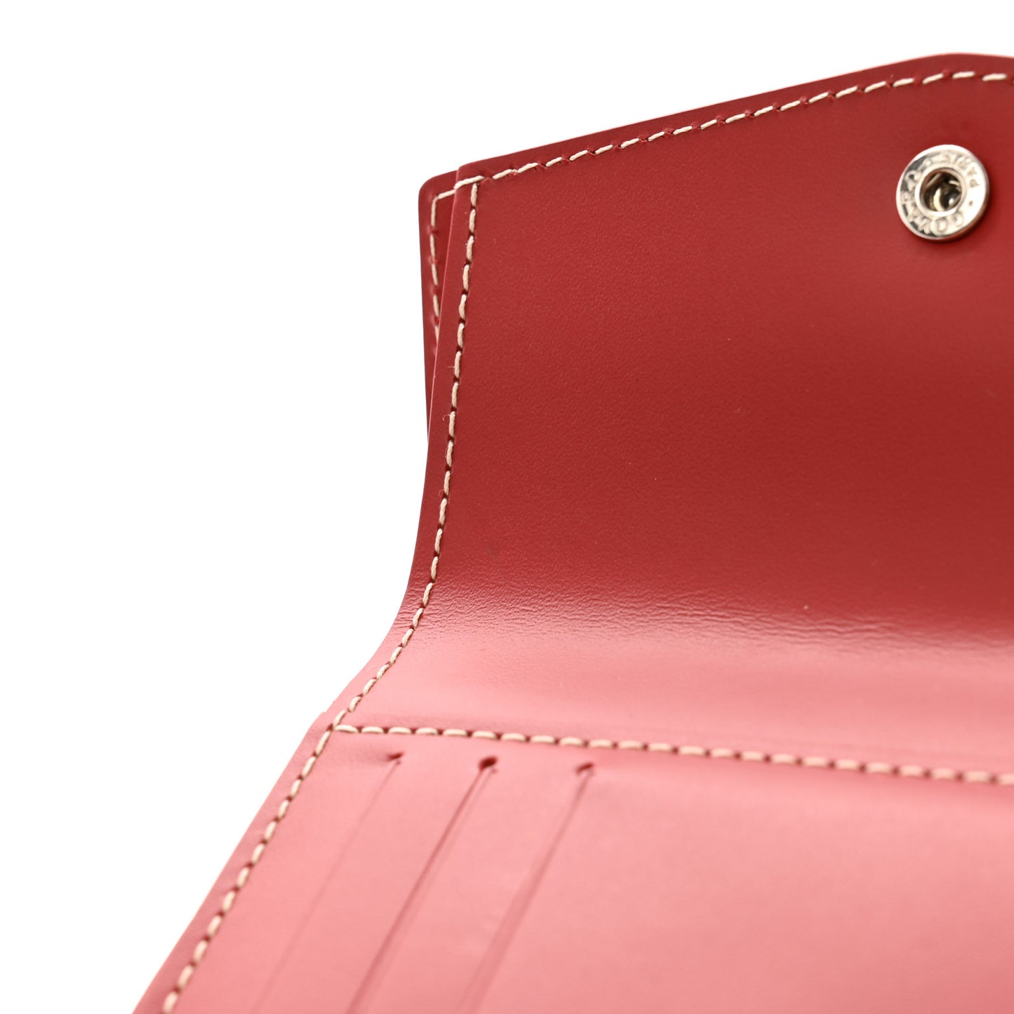 Goyardine Saint-Gabriel Compact Wallet Red