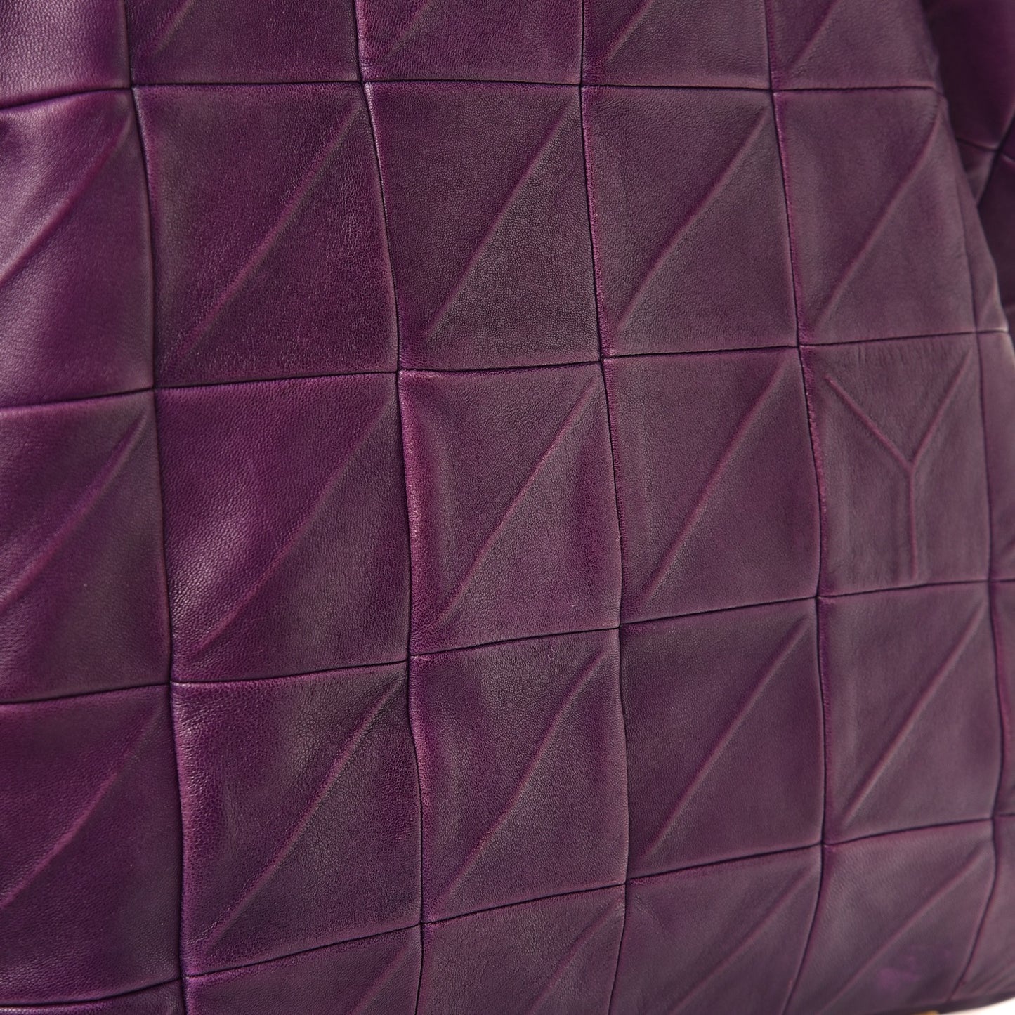 Lambskin Sac New Rive Gauche Tote Purple