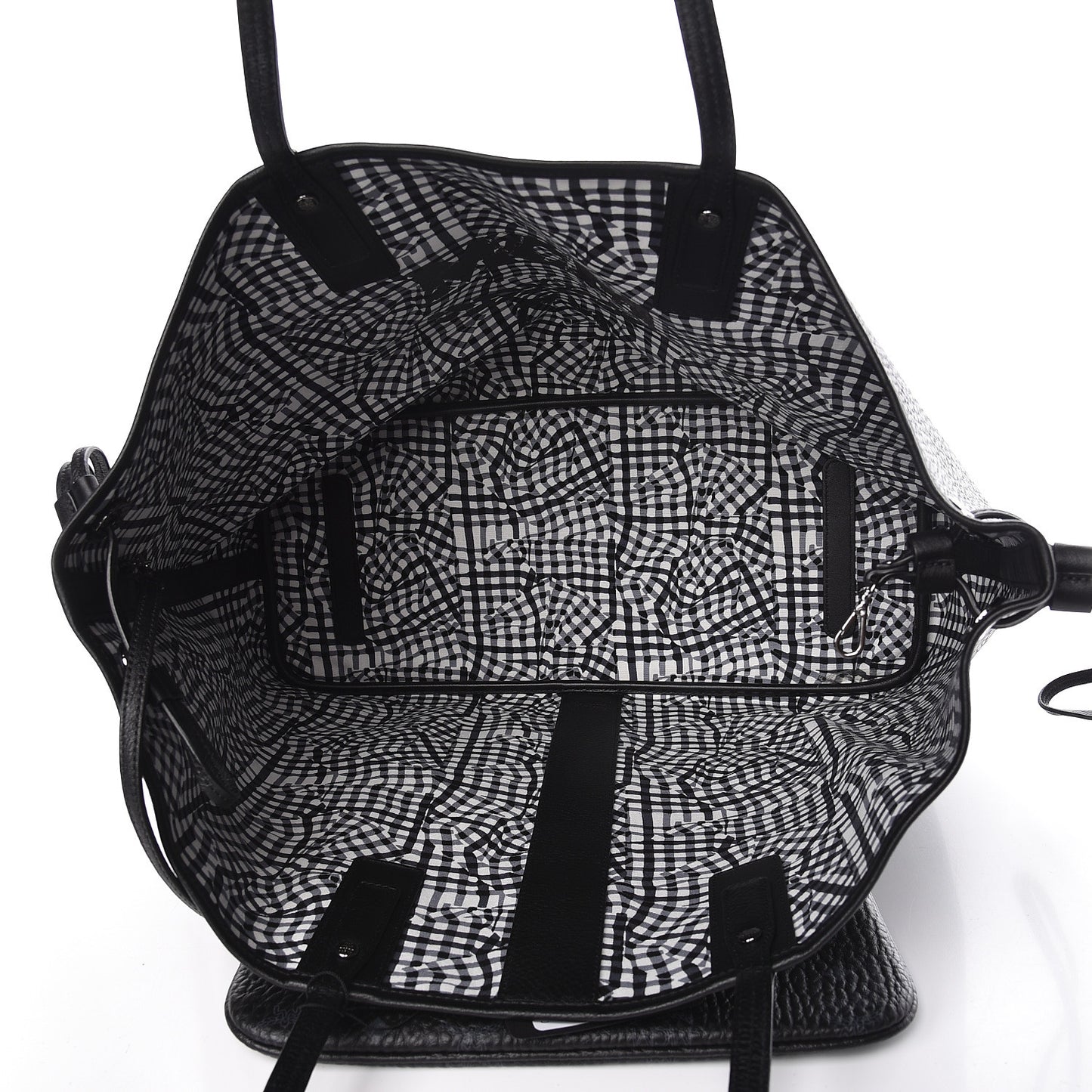 Visetos Large Liz Reversible Shopper Tote Black