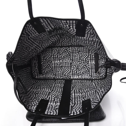 MCM Visetos Large Liz Reversible Shopper Tote Black 10 of 19