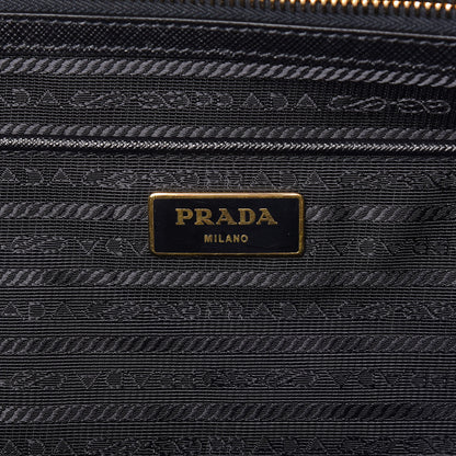Prada Saffiano Lux Bauletto Nero Black 7 of 11