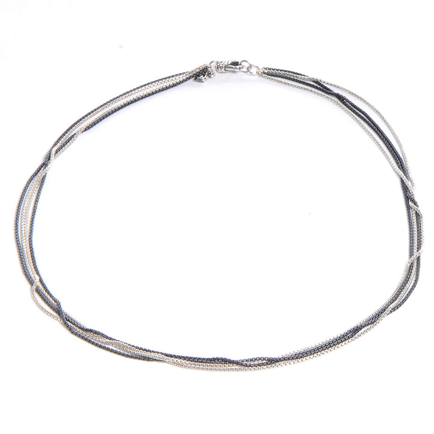 Sterling Silver Multi-Chain Necklace