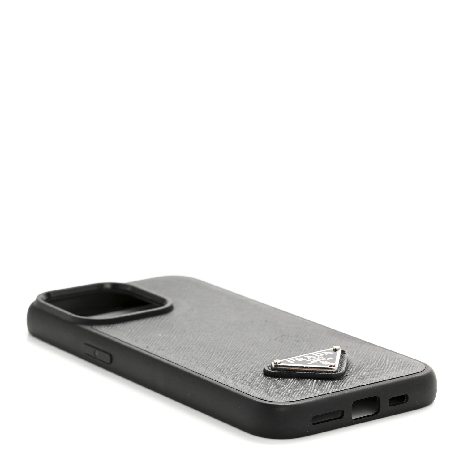 Prada Saffiano Metal iPhone 13 Pro Max Case Black 1763601