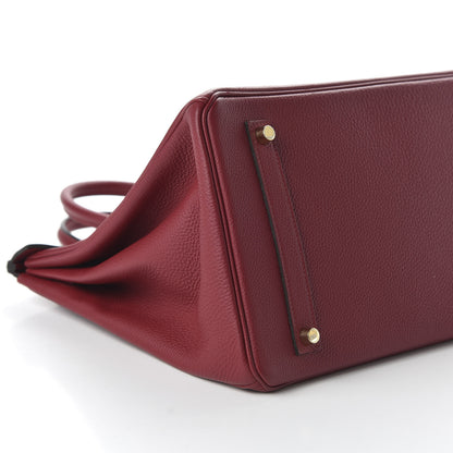 Hermes Togo Birkin 35 Rouge Grenat 6 of 11
