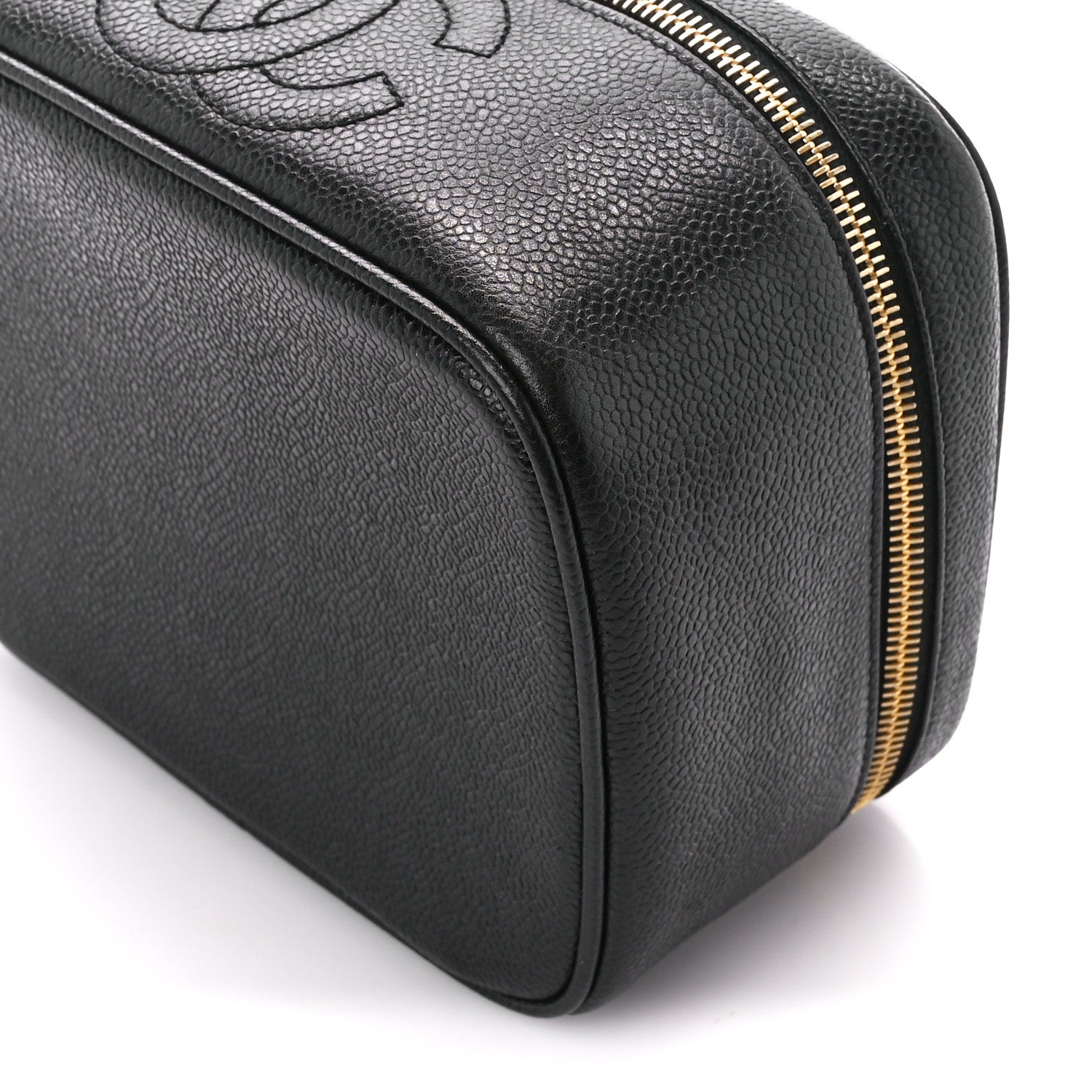Chanel Caviar Vanity Cosmetic Case Black 10 of 10