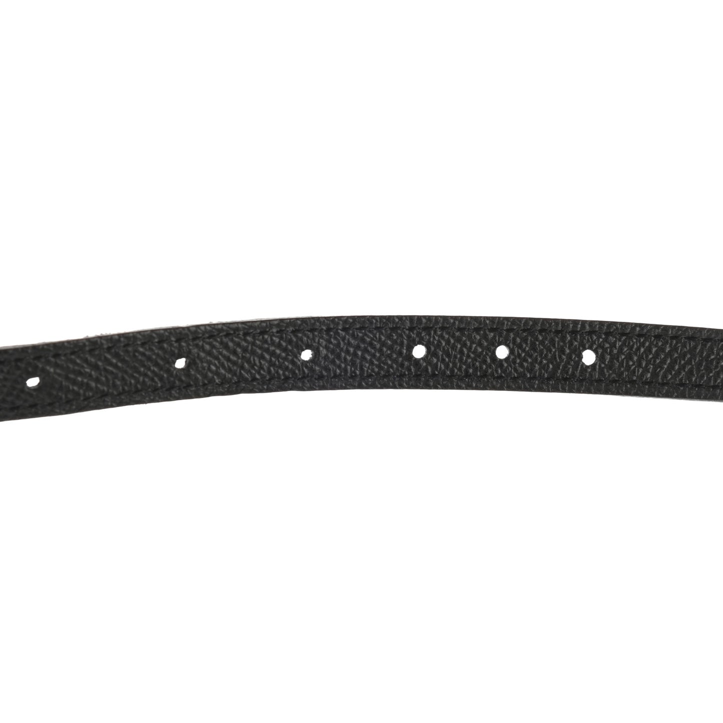 Swift Epsom 13mm Belt Strap 95 Bleu Saphir Black