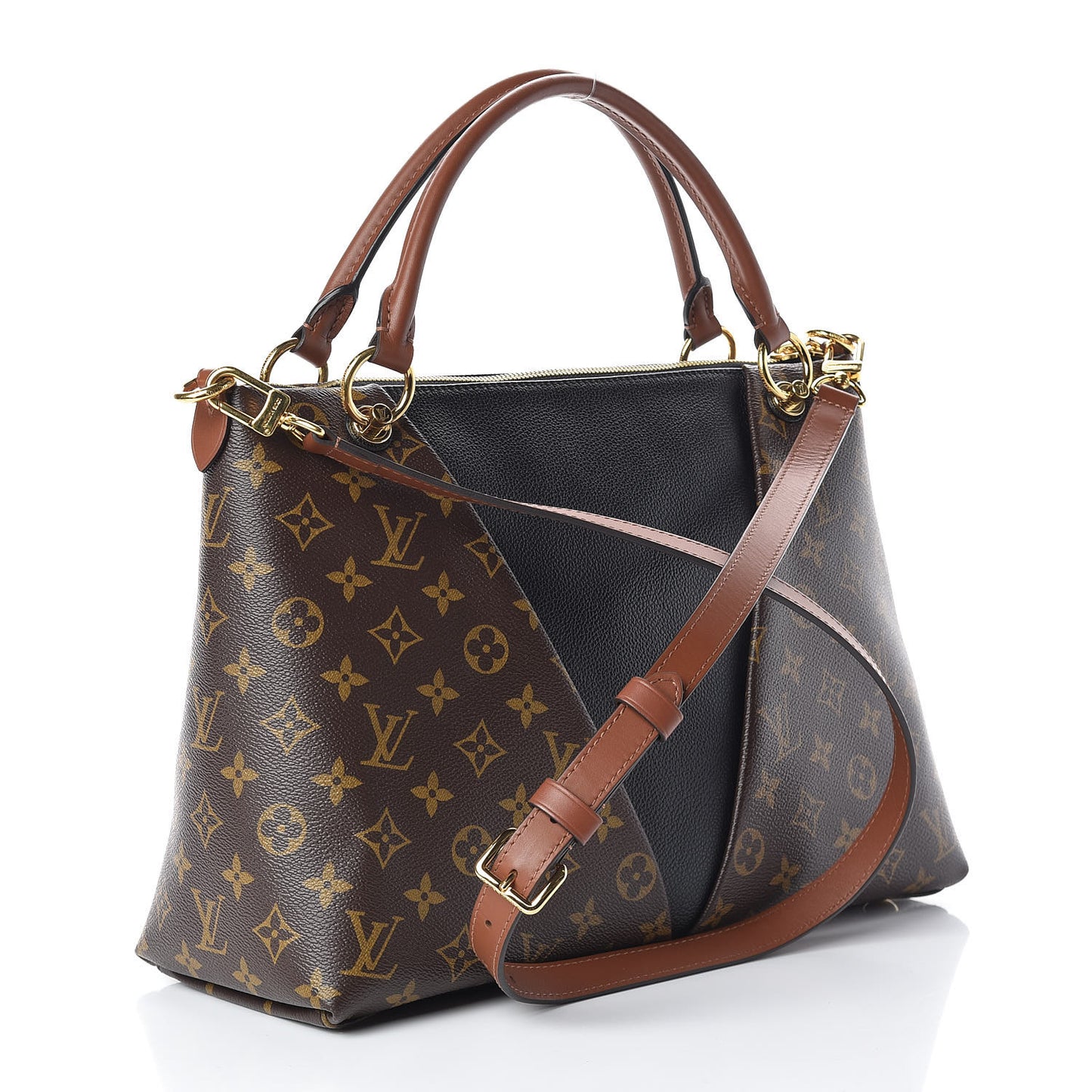 Monogram V Tote MM Black