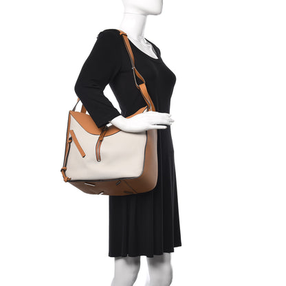 Loewe Calfskin Medium Hammock Shoulder Bag Tan White 2 of 11