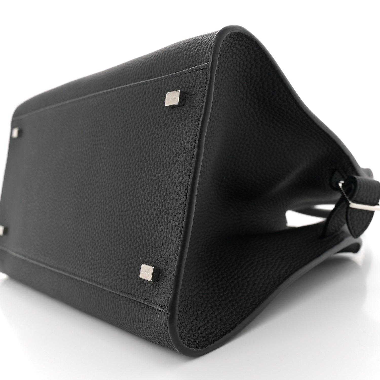 The Row Matte Grained Calfskin Soft Margaux 12 Black 9 of 9