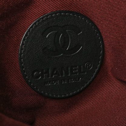 Chanel Coated Canvas Quilted Garment Travel Bag Black 6 of 9