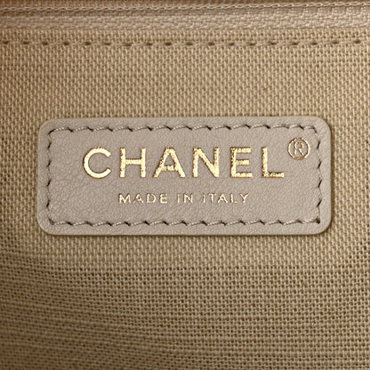 Chanel Mixed Fibers Small Deauville Tote White 6 of 12