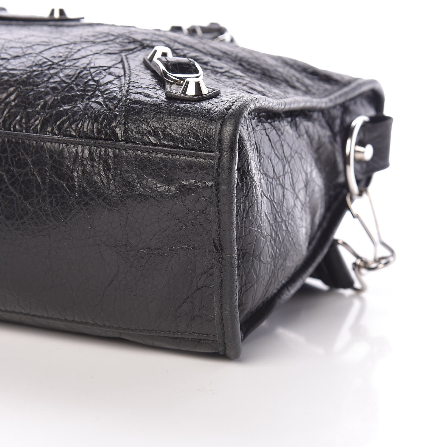 Balenciaga Agneau Classic Silver Hardware S City Black 9 of 10