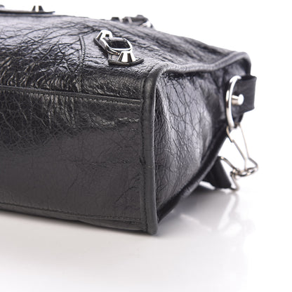 Balenciaga Agneau Classic Silver Hardware S City Black 9 of 10
